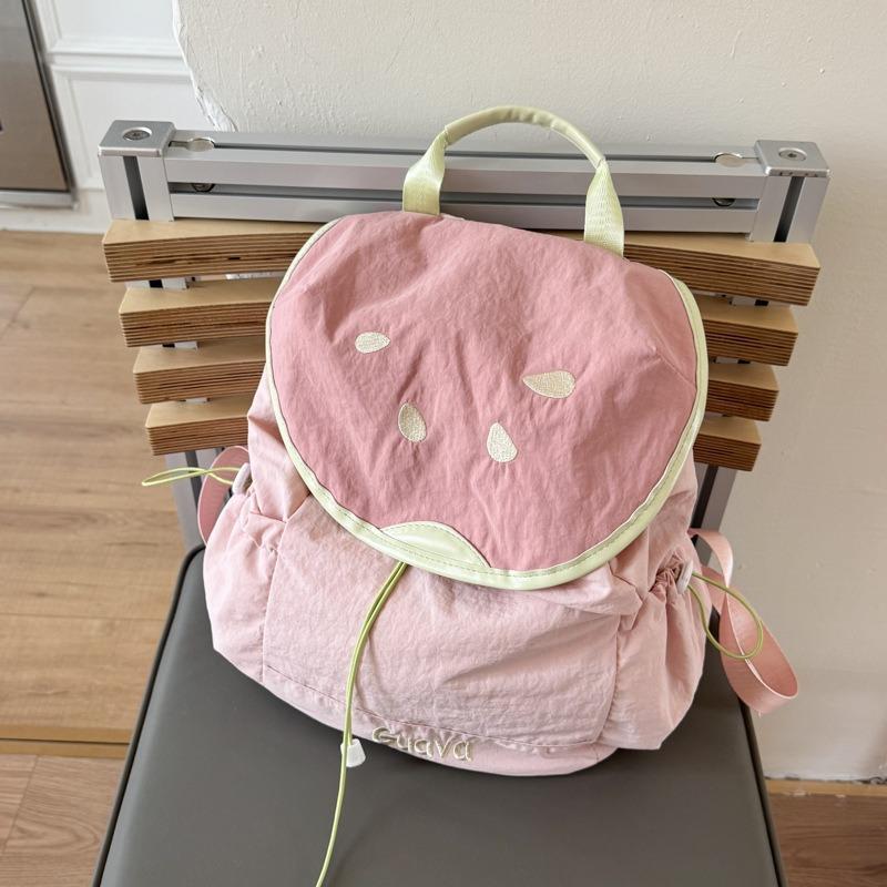 Cute Macaron Fruit Backpack New Lightweight Waterproof Going Out Small School Bag Parent-child Backpack