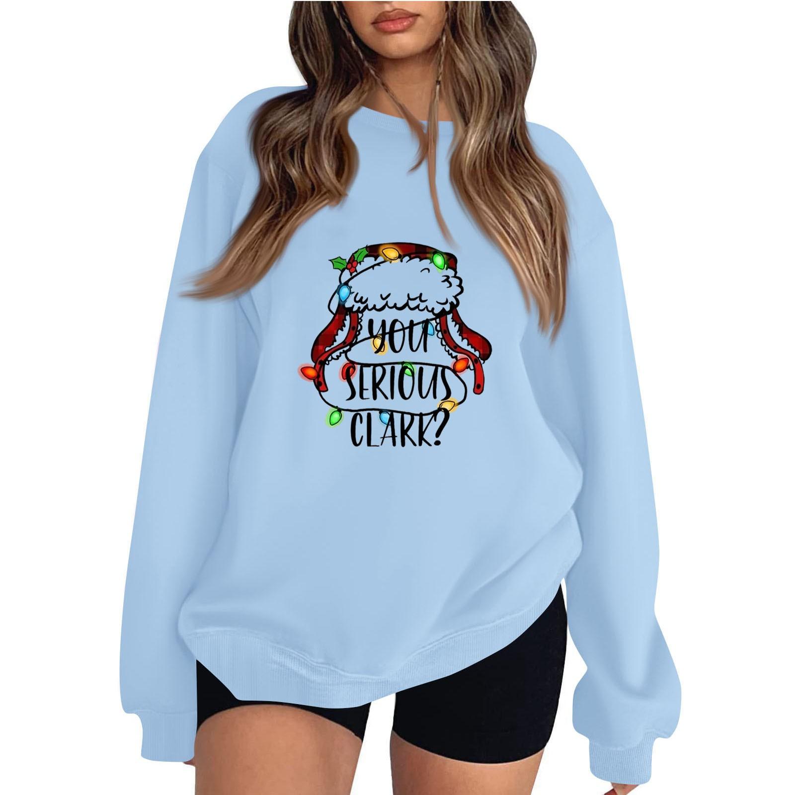 

Женская модная повседневная однотонная толстовка с длинным рукавом XL