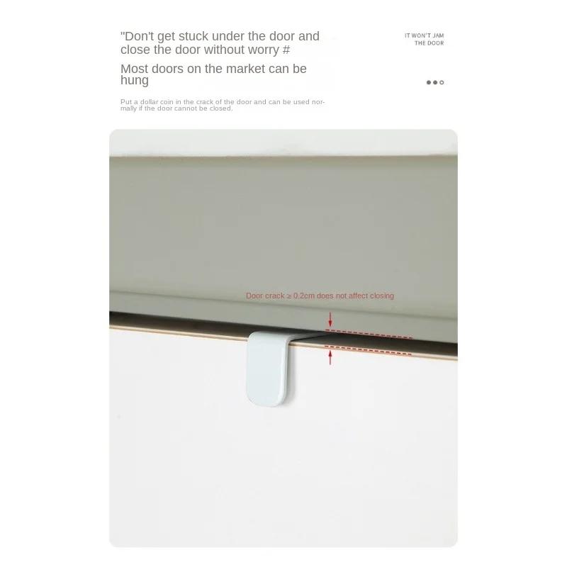 1/2Pcs Over Door Hook Hanger White Sturdy with Wooden Ends Clothes Towel Metal Storage Hooks For Bathroom and Kitchen Hanging