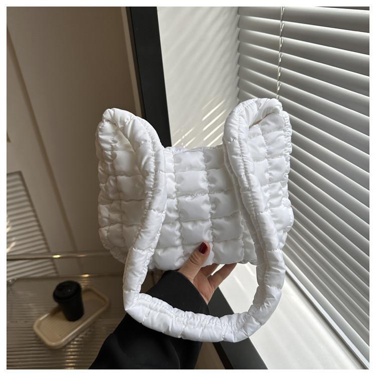 Elegant Solid Color Pleated Women's Handbag For Casual Outfits Available In Multiple Colors