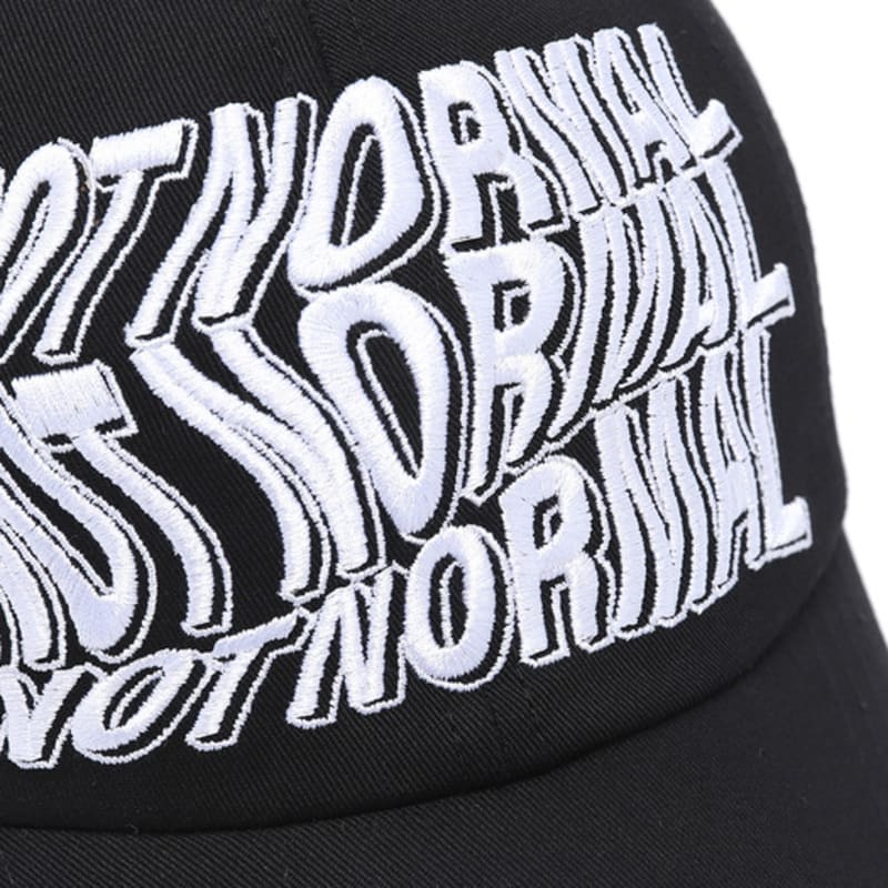 ODDBALLS CLUB Not Normal Wave Ball Cap Black