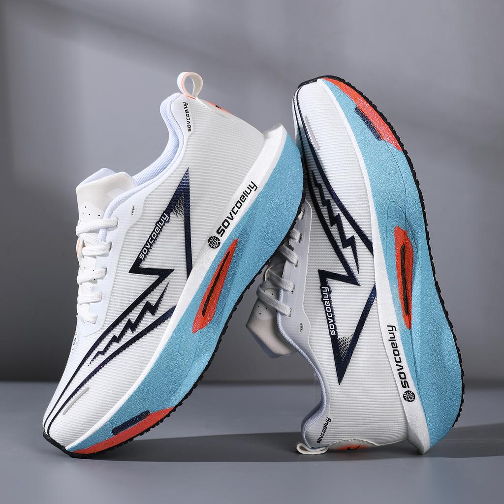 Unisex Men Running Shoes Sneakers Women Carbon Board Speciality Marathon Sports Lightweight Comfortable Athletic Nonskid Sneaker