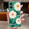 For Realme Note 60 Case RMX3933 Silicone Luxury Butterfly Flower Clear TPU Soft Cover For Realme Note60 Note 60X 60 X Phone Case