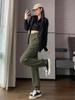 Plus Size Women's Sports Joggers, Elastic Waist, Loose Fit for 130-320 Jin, Spring/Autumn Long Pants