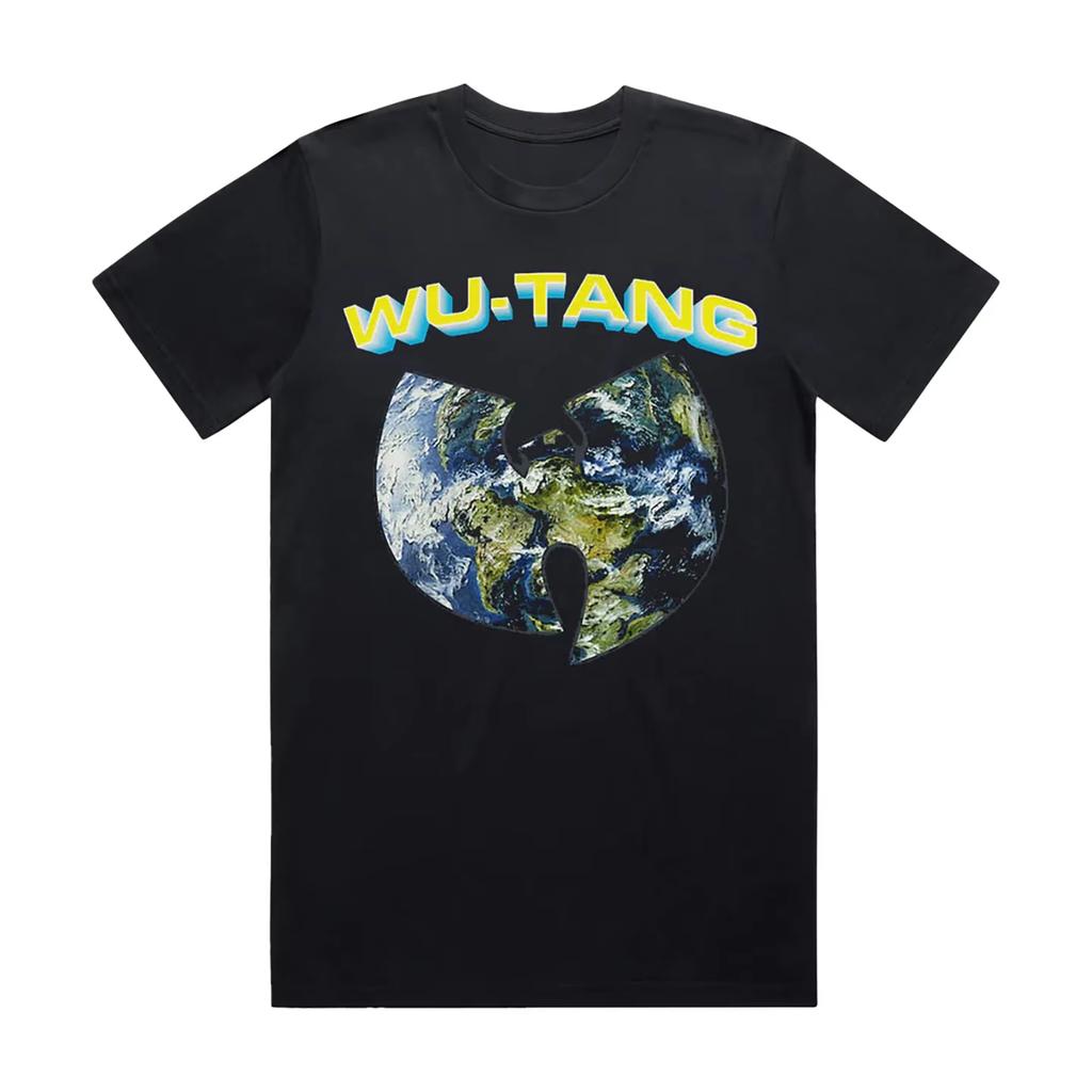 Retro Wu Tang Clan Iconic Logo Graphic Tee 90s Hip Hop Streetwear Casual Unisex Short Sleeve Top