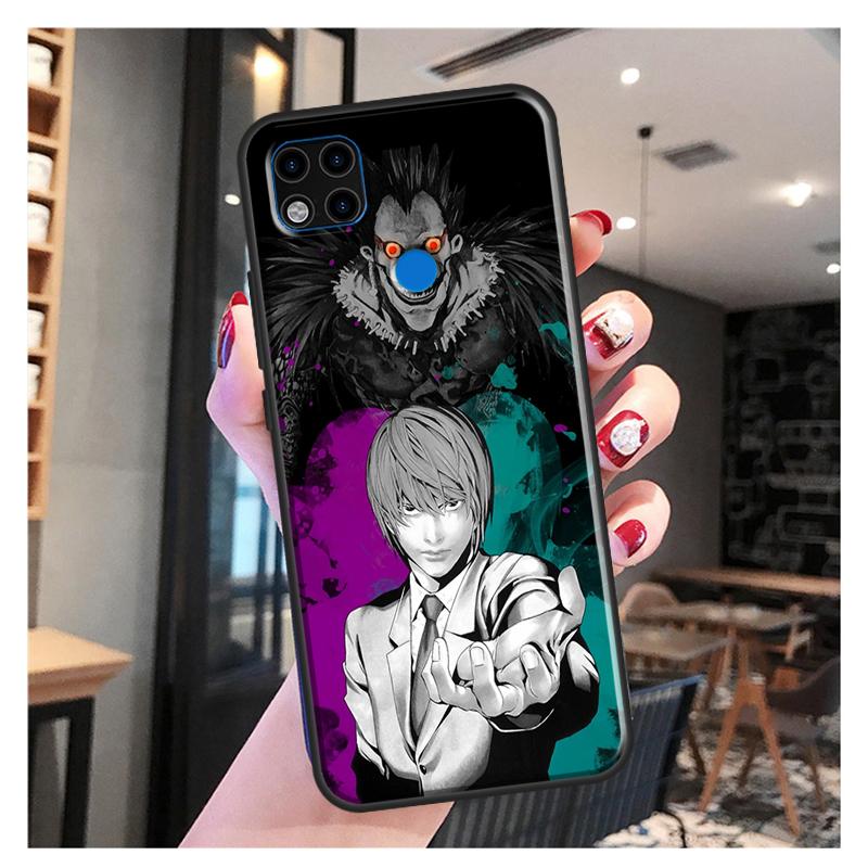Japan Anime Death Note Für Redmi 10 Fall Für Xiaomi Redmi Hinweis 11 Pro 8 9 10 Pro 8T 9S 10S 9A 9C 9T Abdeckung Fundas