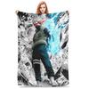 1PC Home Kakashi Hatake Blanket Throw Blanket  Novelty Warm Blanket All Season Gift