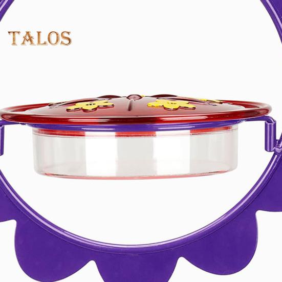 Venkovní závěsné krmítko pro kolibříky s květinovým designem Krmítko s nektarem pro volně žijící ptáky s mravenčím příkopem pro výzdobu zahradního dvorku