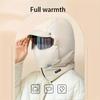 Winter Ski Balaclava with Glasses Thicken Thermal Windproof Cold Proof Full Head Cover Warm Earmuff Motorcycle Riding Face Mask