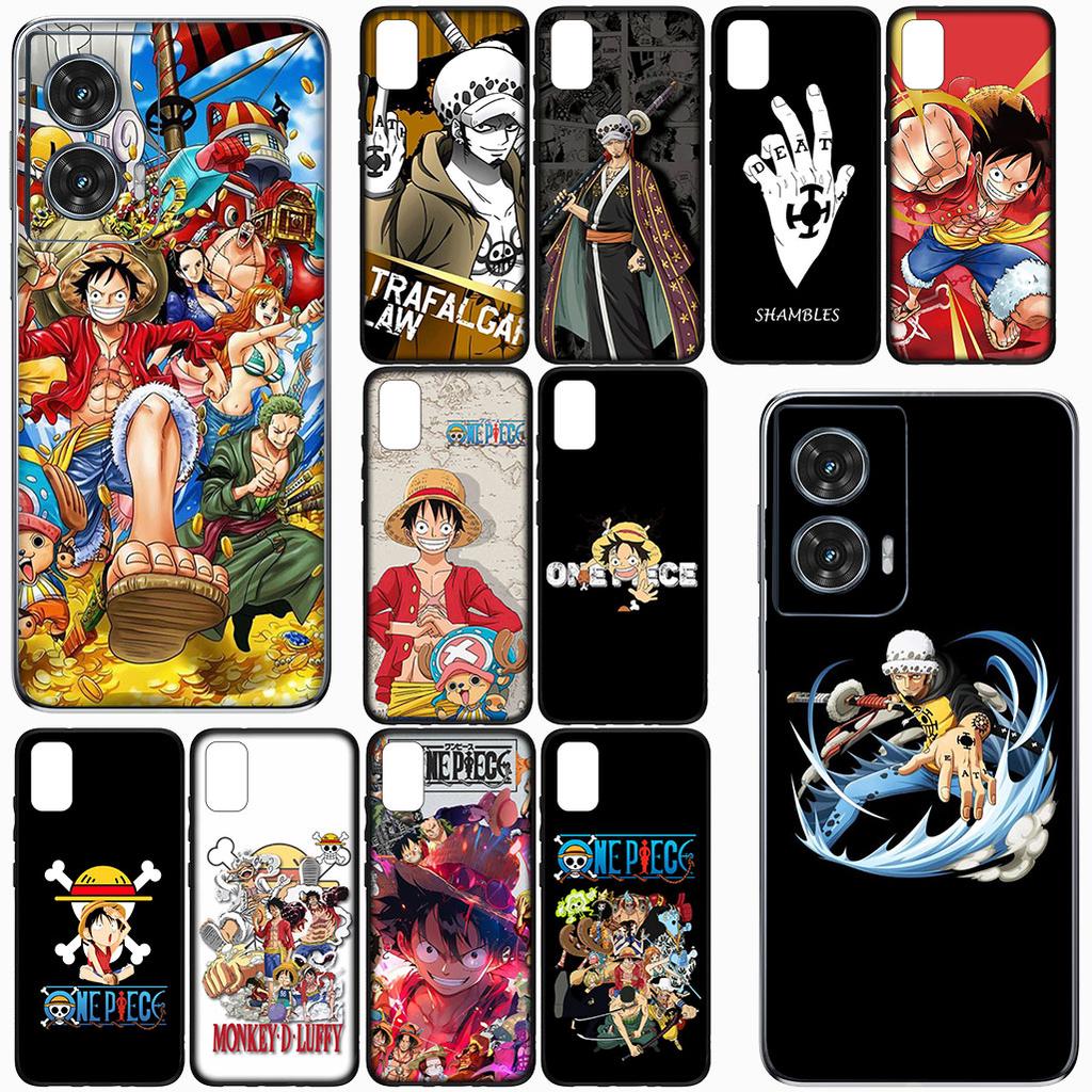 for Motorola Moto G86 G57 G67 G24 G15 G54 Power G13 G14 G34 G35 G45 G53 G55 G75 G72 Case One Pieces Luffy Trafalgar D Water Law