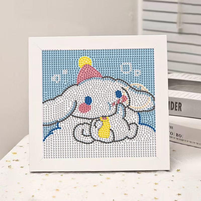 High-End Diamond Painting Diy Van Gogh Starry Sky Cat Creative Handmade Toy Table Decoration Diamond Painting With Frame