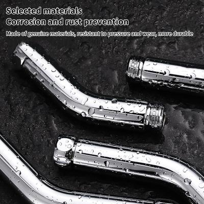 Shower Head Angle Adjuster Elbow Adapter Connections Shower Arm Extension Angle 135° Elbow Hand Shower Top Spray Elbow Connector