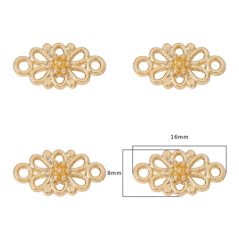 Copper Alloy Charm Pendants for Earrings Necklace DIY Jewelry Making Accessories