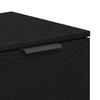 TV Cabinet in Black Oak Look 102 x 32 x 35.5 cm