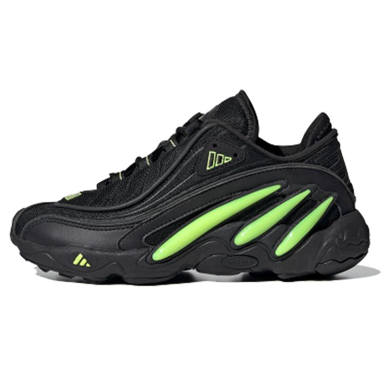 Adidas Originals Fyw 98 Cushioning Low top Kids Lifestyle Shoes Black Green Teenagers EG8405 38.5