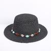 Popular fashion hollow woven dome straw hat, men's and women's fashion summer sunscreen shade straw hat