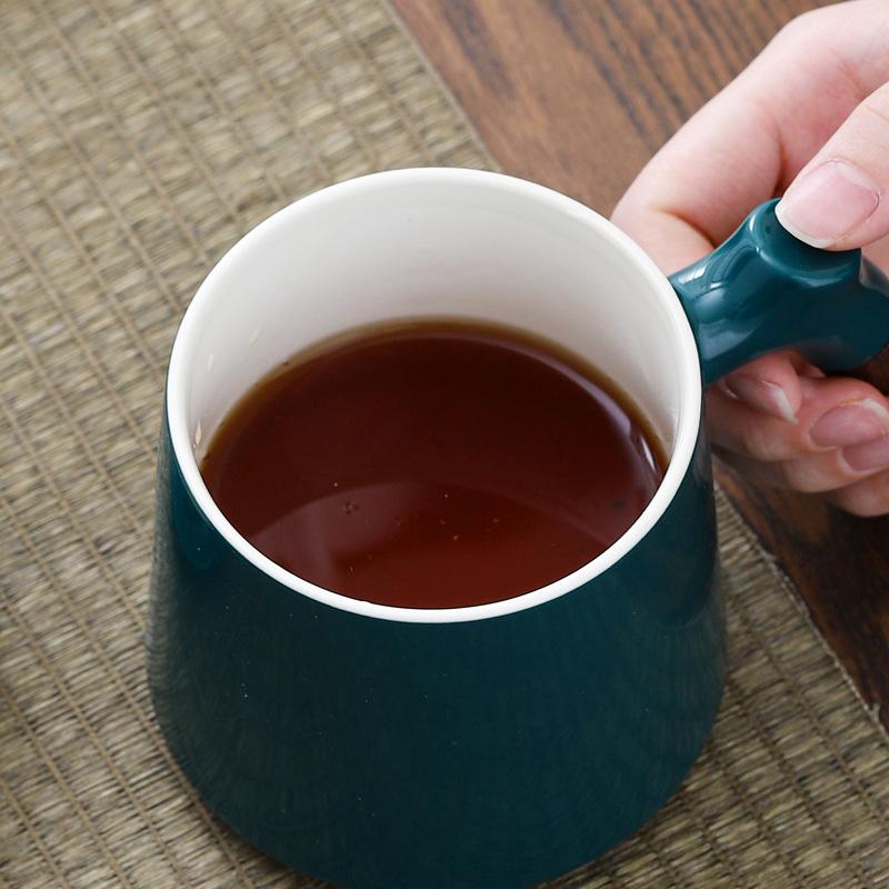 Office personal water cup, teacup, tea separation three-piece set, company anniversary gift, graduation commemorative gift can be added
