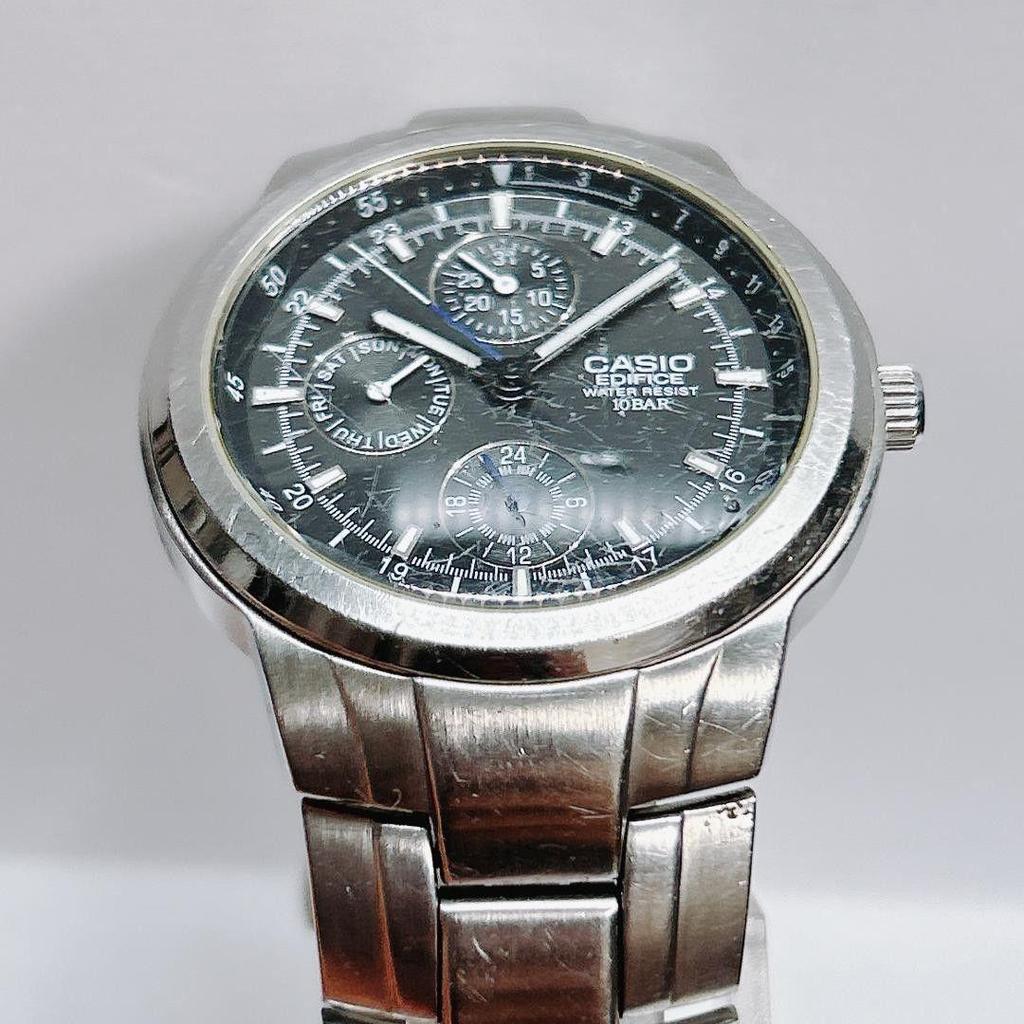 Used [Ends today] Casio EDIFICE CASIO men's watch EF-305 EDIFICE quartz