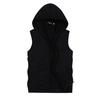 Men's Slim Fit Hooded Sleeveless Vest - Spring/Autumn, Plus Size, Lightweight Fitness Cardigan