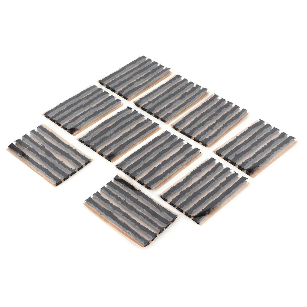 50pcs 100x6mm Tire Repair Plug Tubeless Tyre Rubber Sealing Strip Puncture Repairing Tool for Car Motorcycle