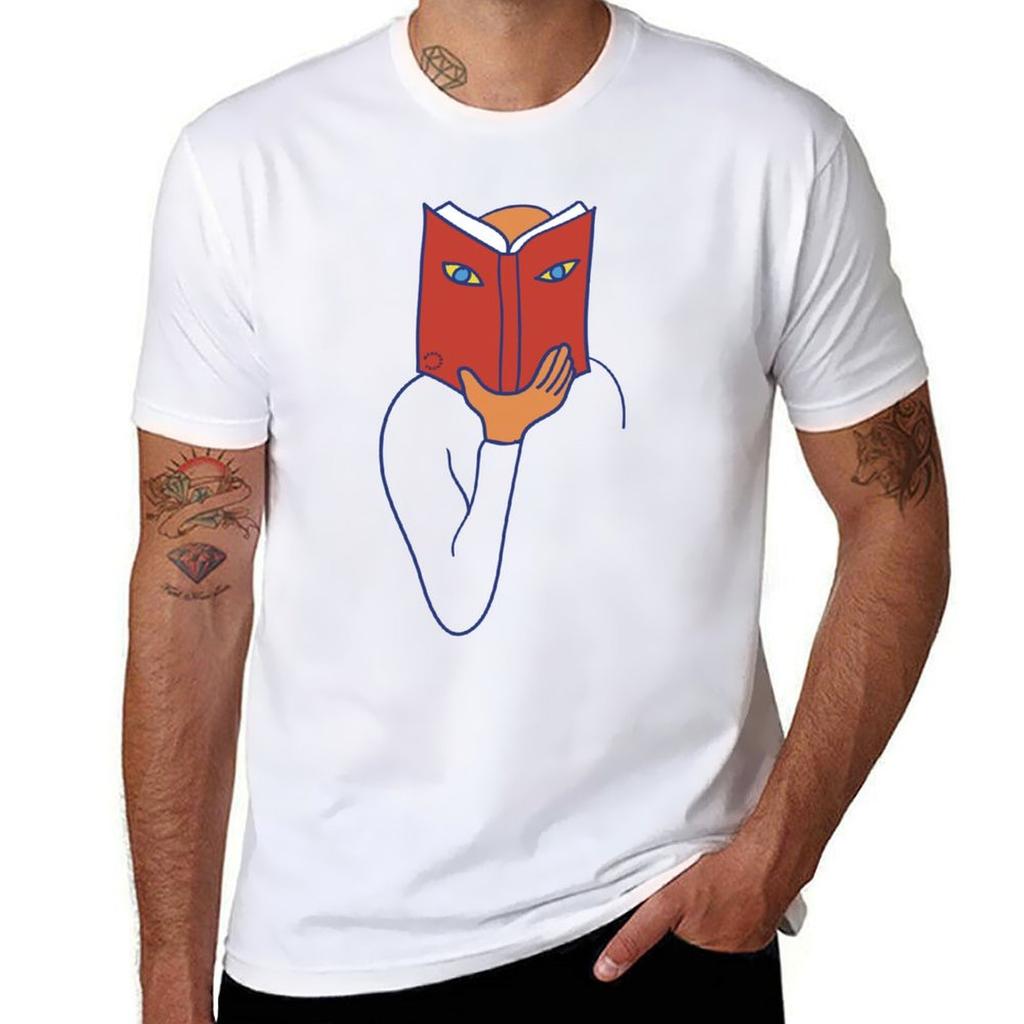Eye Book Tshirt Basic Short Sleeve Tshirt For Men