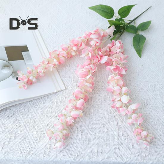 Künstliche Hängeblumen, realistische Kunstblumen, Ranken, wetterfeste Kunstblumen für Hängekörbe, Bögen, Dekoration für drinnen und draußen