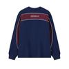 FILA Original Fashion Trend Classic Retro Sports Casual Comfortable Soft Crew Neck Pullover Loose Sweatshirt Men sweatshirt Dark-Blue F11M619222FNV