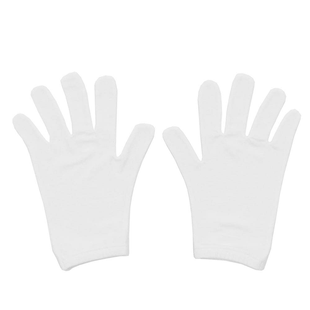 Edenswear Fiber Eczema and Atopic Dermatitis Zinc-Infused Anti-Scratch Gloves Children's (White, Medium)