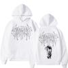Spring Autumn Ghostemane Rapper's 2D Print Hooded Men's Hoodie, Fashionable Hoodie With Men's and Women's Patterned Letters