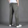 Calças casuais masculinas plus size M-6XL, calças soltas e retas, cor sólida, macacão esportivo