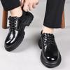 Autumn New Hand-scratched Men's Shoes First Layer Cowhide Big Head Martin Shoes Platform Business Casual Leather Shoes Men's High-end