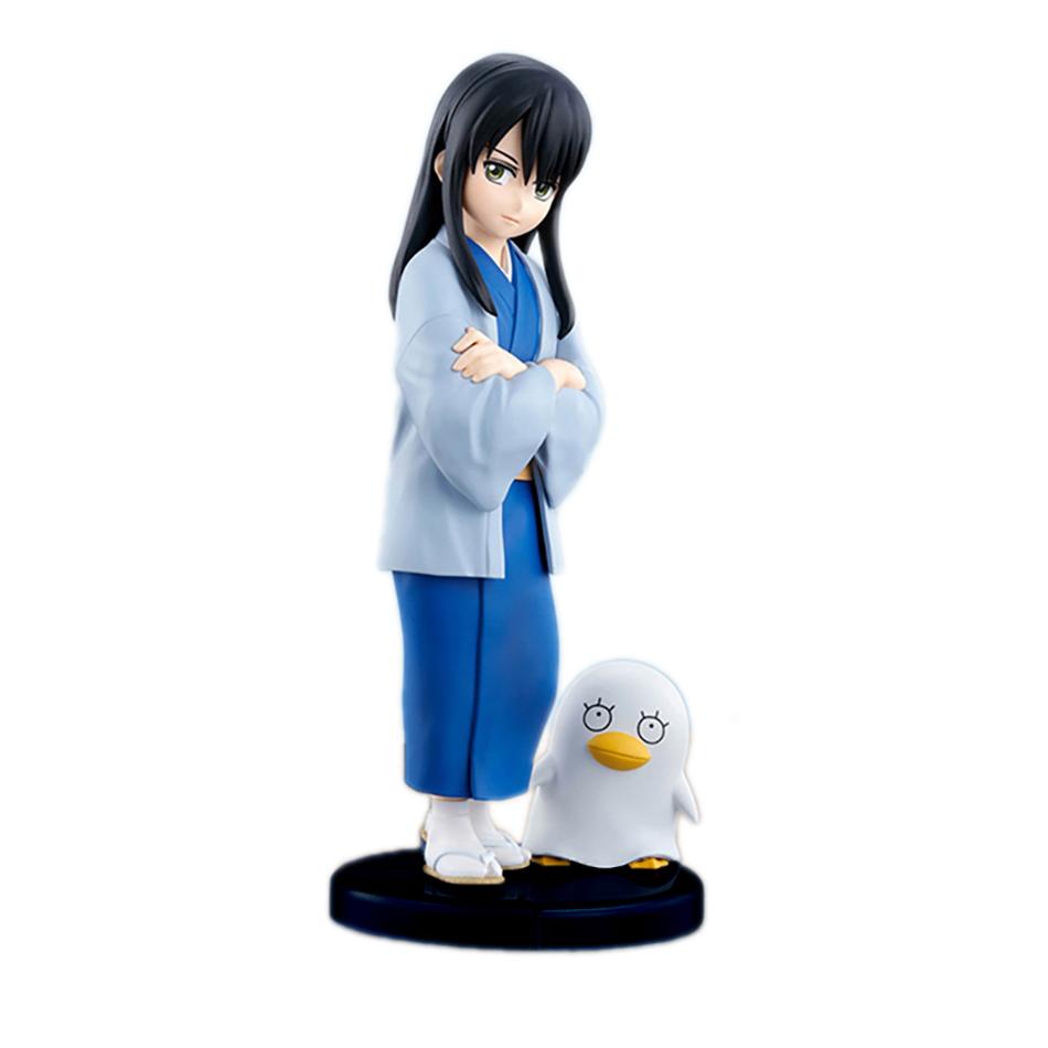 13CM Adokenette GINTAMA Sakata Gintoki&Katsura Kotarou Figure Anime Peripheral Action Model Desktop Decorative Toy Collect Gift