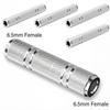 5Pcs 3.5mm 6.35mm Stereo Mono Plug To 3.5mm 6.5mm Audio Jack Connector Adapter Converter for Speaker