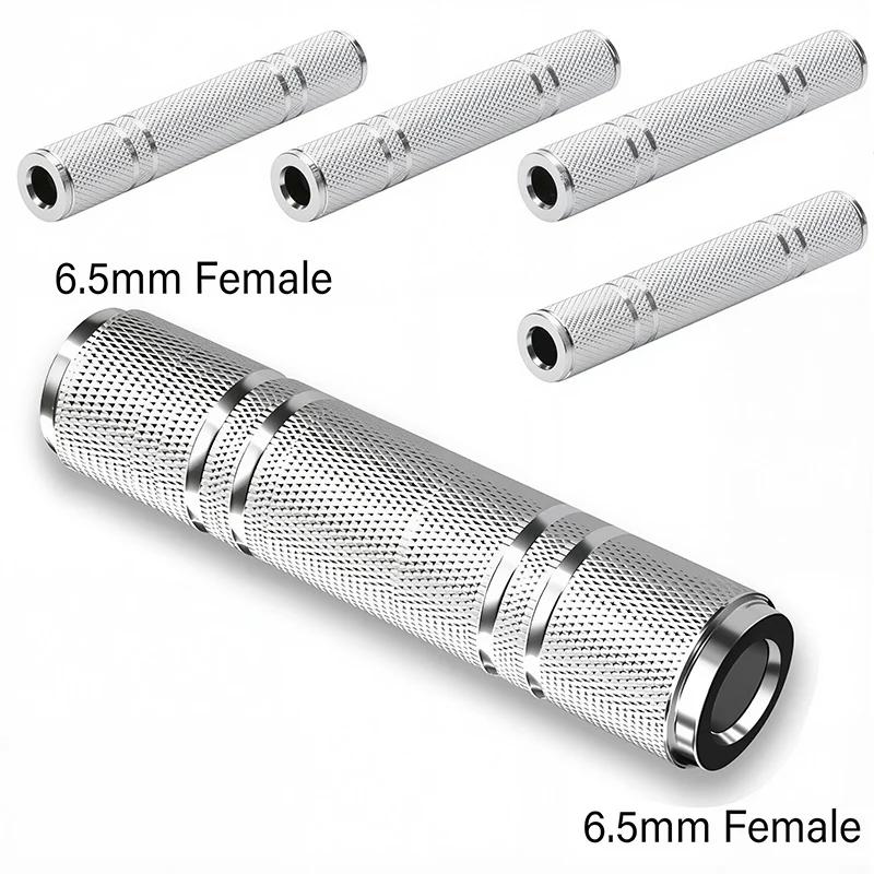 5Pcs 3.5mm 6.35mm Stereo Mono Plug To 3.5mm 6.5mm Audio Jack Connector Adapter Converter for Speaker