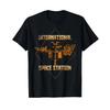 ISS International Space Station Spaceflight Science T Shirt Vintage Washed Designer Clothes Homme Top For Everyday Wear Graphic