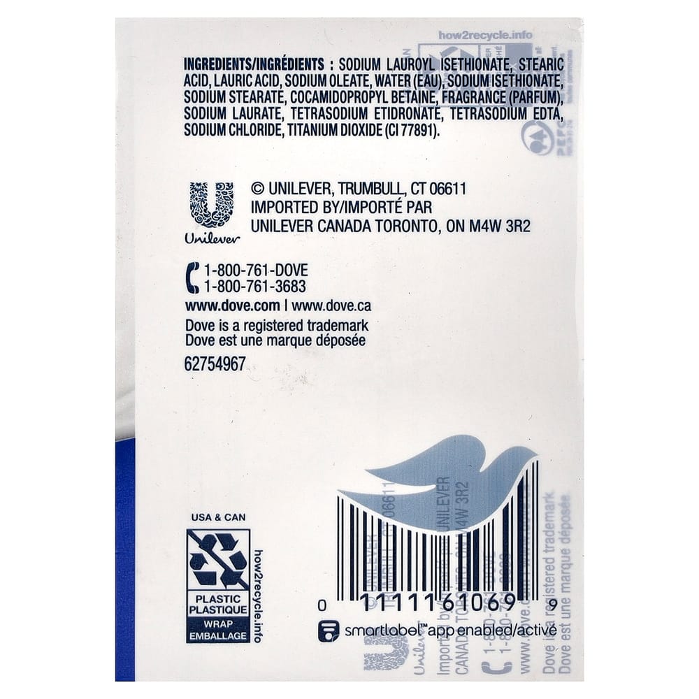 Dove Original Beauty Seife, Hergestellt in den USA, 106g (4 Balken)
