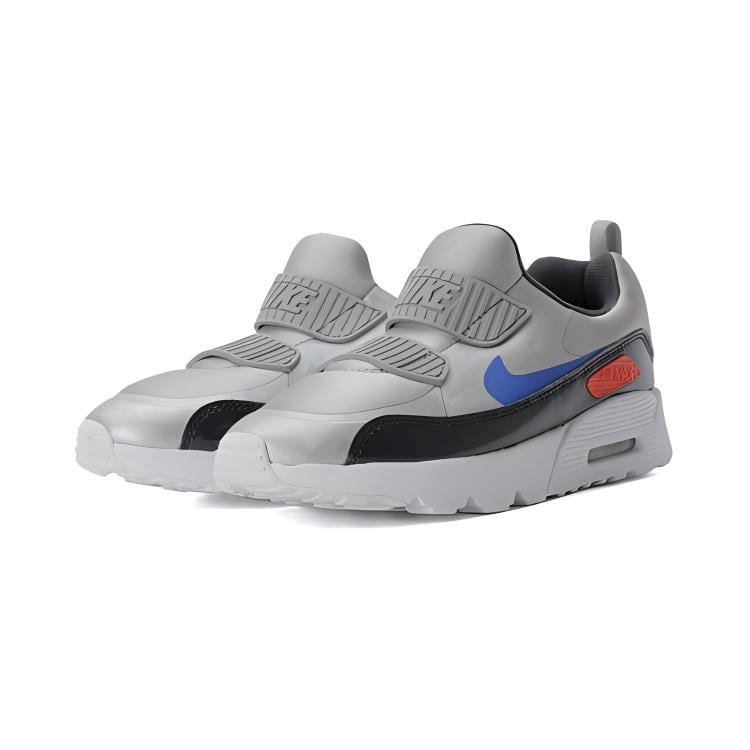 Nike Air Max Tiny 90 Low Top Casual Shoes Metallic Silver Children Aged 3 7 Years Old 881927-017