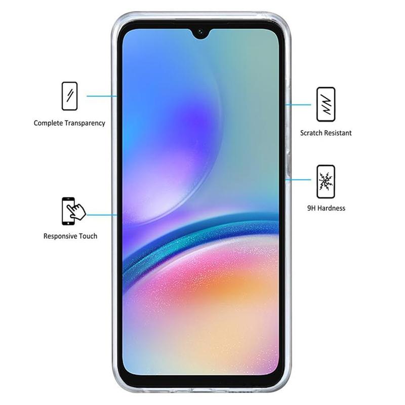 Clear 360 Full Body Double Case pro Samsung Galaxy A05S A15 A25 A35 A55 A04S A54 A53 S23 S24 Redmi Note 13 iPhone 15 14 13 12 Pro Max měkký TPU kryt