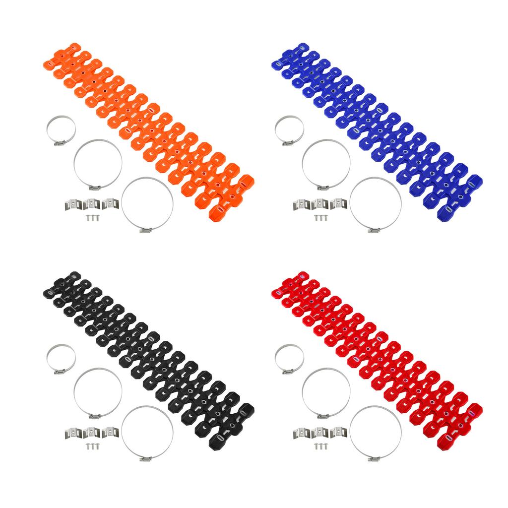 Non Toxic Silicone Motorcycle Exhaust Shielding Safe Insulator for Health Providing Comfort During Various Weather Scenario