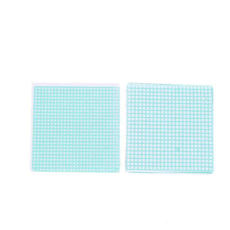 1 Box Dental Lab Wax Mesh Square Grid With Hole Shape Sheet For Cast Metal Partial Design Dental Laboratory Material