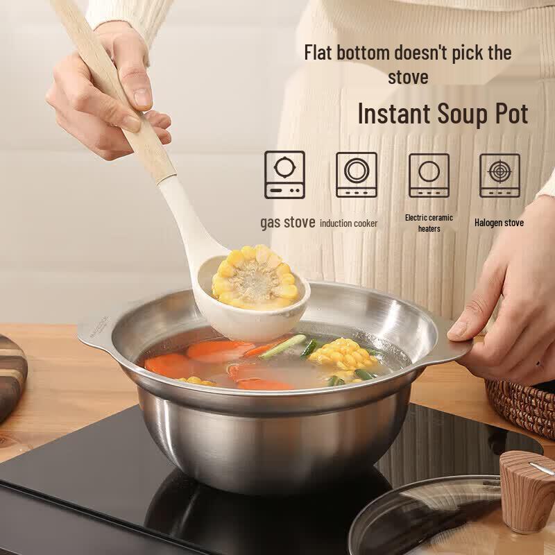 MAXCOOK Stainless Steel Multi-Purpose Induction Basin