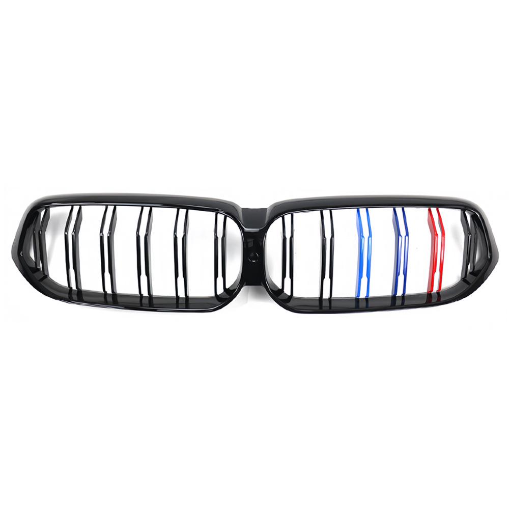 BMW 6 Series G32 2021-IN Bright Tri-color Double Line Front Grille