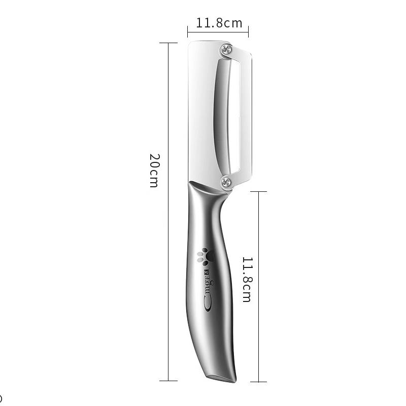 Stainless Steel Vegetable Peeler Multifunctional Kitchen Peeling Tool Fruit Sugarcane Melon Scraper Grater Cutter Slicer Blade Knife Gadget