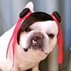 Pet Nezha Headband Dog Costume Headwear Lovely Cats Wigs Hairhoop for Halloween Party Dress Up Dog Costume Headband