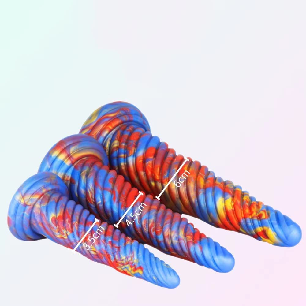 Dildo for Tentacle with Strong Suction Anal 25cm Maximum Diameter Vaginal Orgasm Anal Soft Completely Adult Adult Goods Dildo, Non-human Women, Thick,