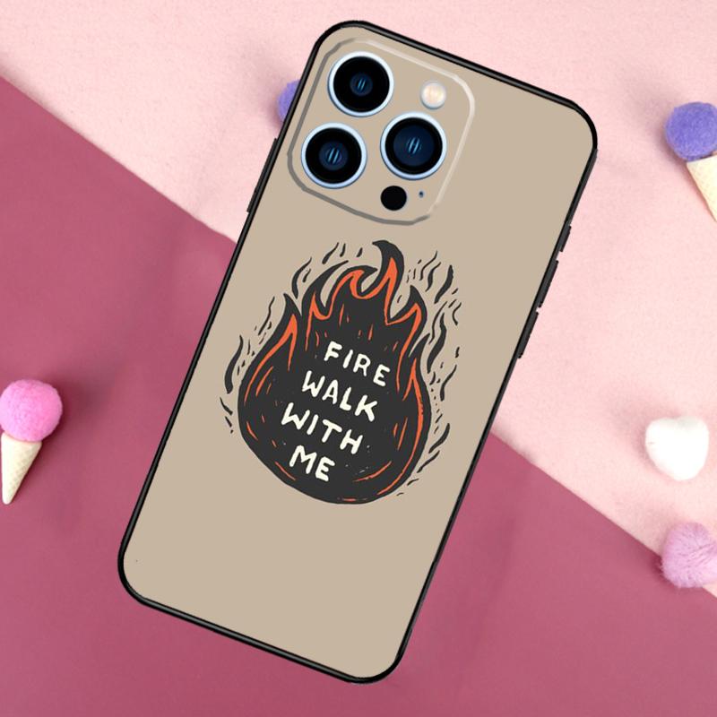 Fire Walk With Me Twin Peaks Phone Case For iPhone 17 16 Pro Max 17 Air 16E 13 12 Mini 14 15 Plus 11 Pro Max Back Cover