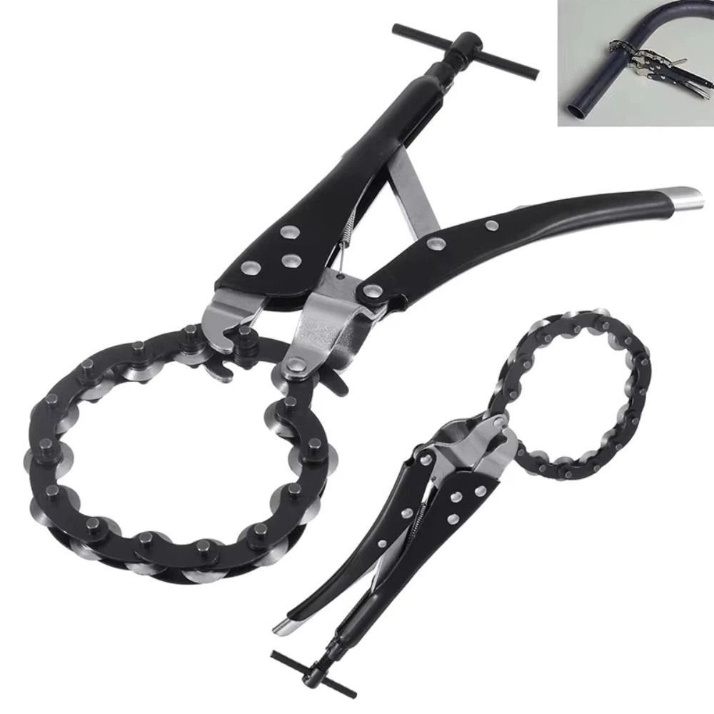 Rolling Chain Pipe Cutter Chain Lock-Grip Tailpipe Cutter Exhaust Pipe Cutter  Three-Way Catalytic