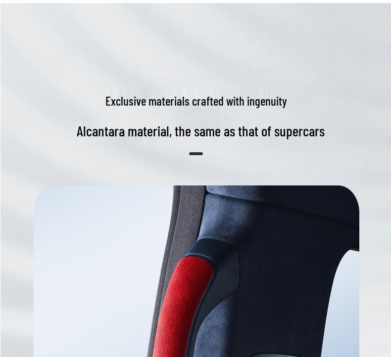 Zeekr 009 Alcantara Suede Rear Armrest Anti-Scratch Sticker