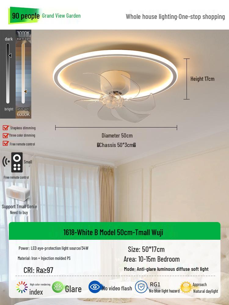 Cloud Lamp for Children's Room - Nordic Ceiling Fan Lamp