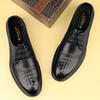 Unisex Lace Up Leather Shoes Dress Shoes Smart Casual Walking Office Commuting and Travel Everyday Formal Style Sizes 38-44